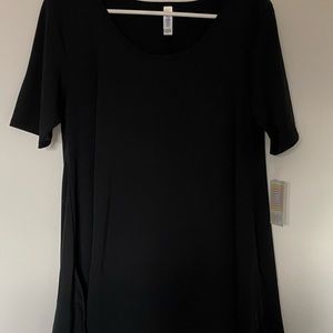 LuLaRoe Black Perfect T - Size Small
